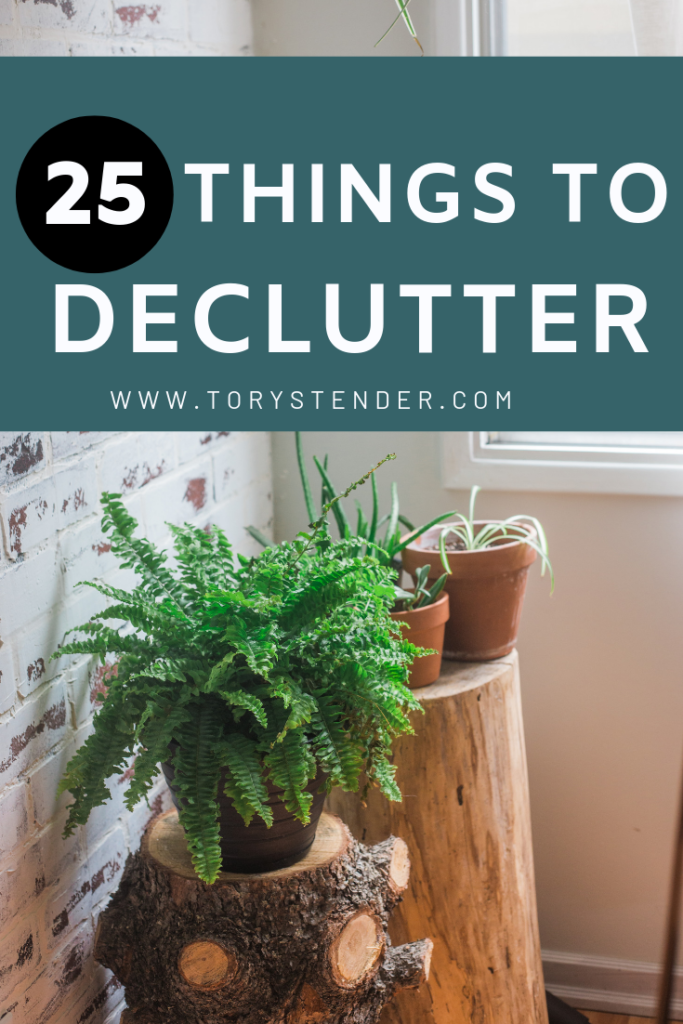 25 items to declutter today